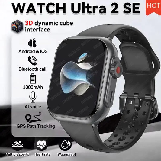 Watch Ultra K62 Smartwatch – AMOLED Display & 100+ Sports Modes