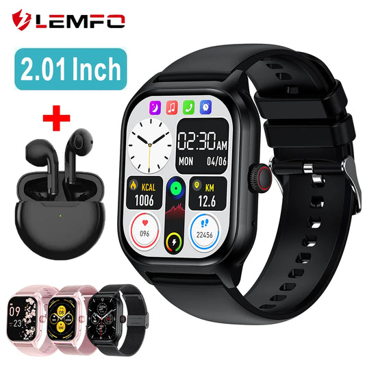 LEMFO LT10 Smartwatch 2024 – Bluetooth Call & Fitness Tracker