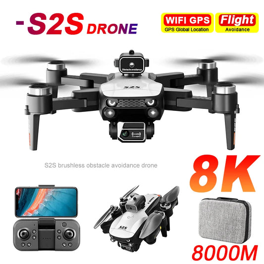 S2S Mini Drone – 4K/8K HD Camera Foldable Quadcopter